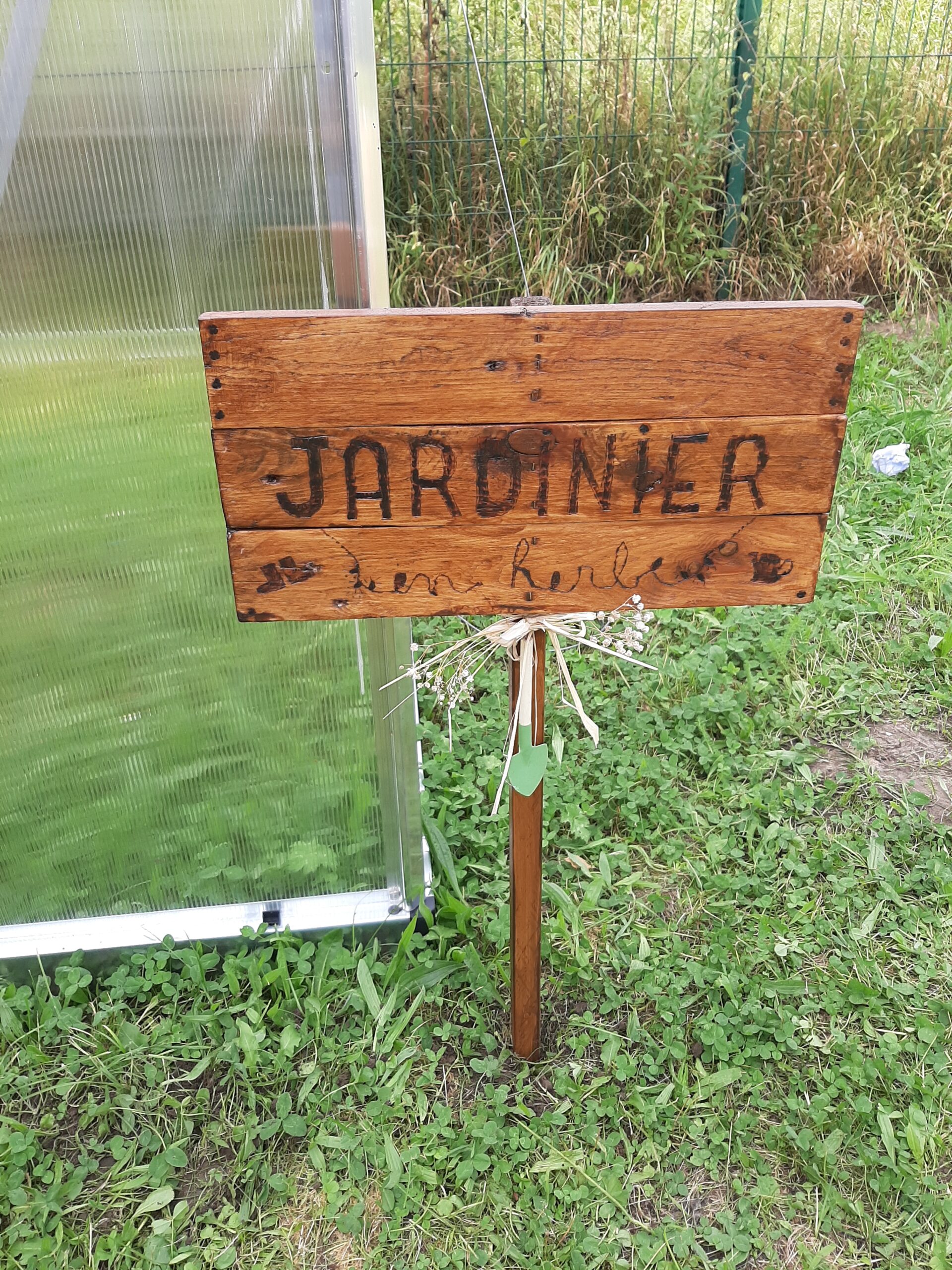 La serre du club jardinage